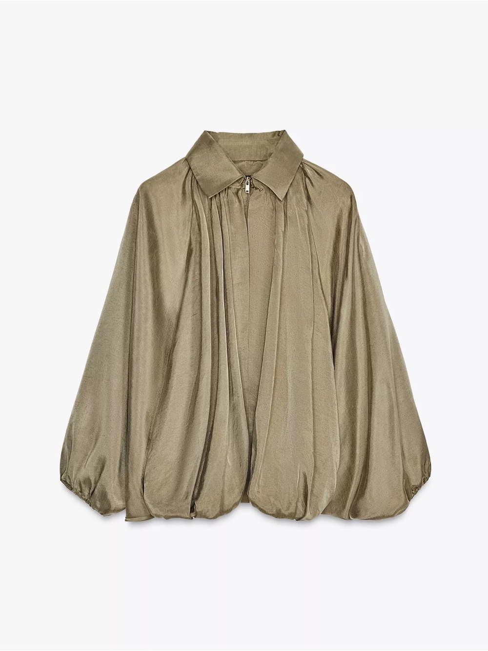 Zara Puffed Bomber Jacket ZW Collection